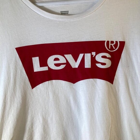 Womens Levis Tee‎ Shirt White 2X Cotton - Picture 3 of 8